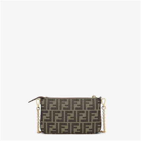 fendi pochette nera|fendi baguette pouch.